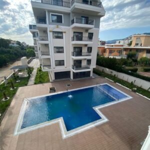 Просторная 1+1 в современном комплексе в Оба, Аланья.