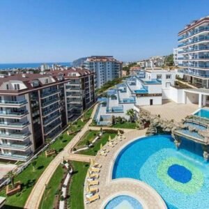 Уютный пентхаус 4+1 - 230 м² в комплексе с отличной инфраструктурой в районе Чыплаклы, Аланья.