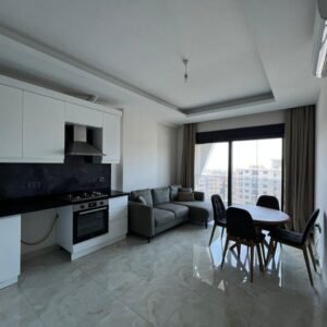 Квартира 1+1 в Махмутларе с мебелью – 450 м до моря!