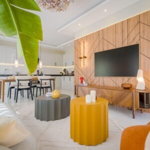 Просторная 3+1 квартира 140 м² в Оба, Аланья — полностью меблирована, элитный комплекс.