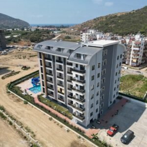 Апартаменты 1+1 в новом современном комплексе, Газипаша – до моря 800 м.