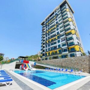 Продаётся стильная меблированная квартира 2+1 в Махмутларе, 700 метров от моря.