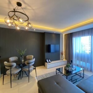 Меблированная студия в районе Джикджилли, в жилом комплексе с богатой инфраструктурой.