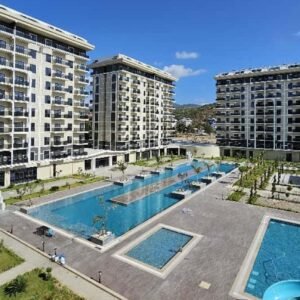 Уютные апартаменты 1+1 на продажу в элитном проекте в районе Демирташ, в Аланьи.