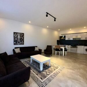 Меблированная квартира 2+1 в Каргыджаке в комплексе с панорамным видом.