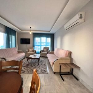 Квартира 2+1 в Махмутларе – 115 м², меблированная, всего 600 м до моря.