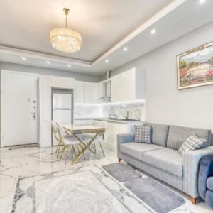 Продается меблированная квартира 1+1 в новом, современном комплексе в Аланьи, Махмутлар.