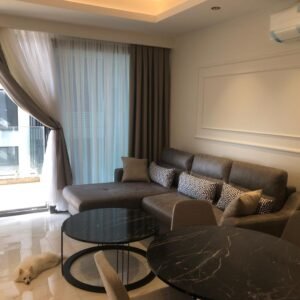 Стильные апартаменты 1+1 в премиум-комплексе, на первой береговой линии, в Махмутларе!