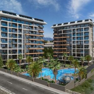 Просторная квартира 1+1 в современном жилом комплексе  — Авсаллар, Алания