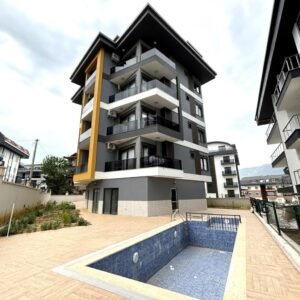 Современная квартира 1+1 в районе Оба, Аланья — идеальный выбор для жизни и инвестиций!