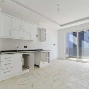 Квартира 1+1 в новом жилом комплекса, в Авсалларе!