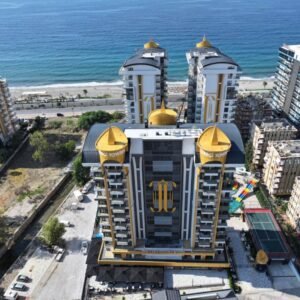 Апартаменты 1+1 в премиум-комплексе, на первой береговой линии, в Махмутларе!