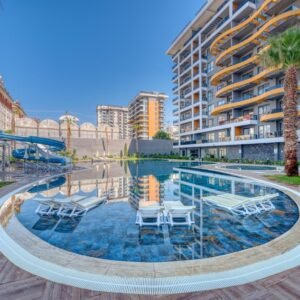 Меблированные апартаменты 1+1 в Авсалларе – 800 м от моря с полной инфраструктурой.