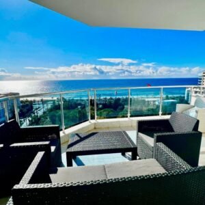 Роскошные апартаменты 2+1 с панорамным видом на море, в Махмутларе, Аланья.