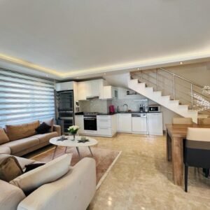 Просторный 3+1 дуплекс в центре города Аланья  — идеальное жильё для получения ВНЖ!