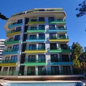 Продается уютная, меблированная квартира 1+1 в современном комплексе, Авсаллар.