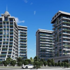 Современные квартиры 1+1 в новом проекте в Махмутларе | Сдача — 2025 год