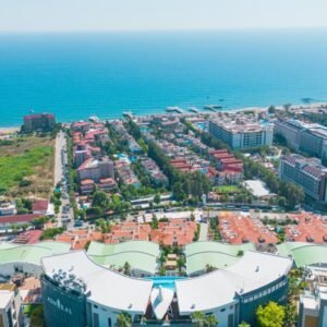 Роскошные апартаменты 2+1 с панорамным видом на море в премиальном комплексе, Аланья (Конаклы).