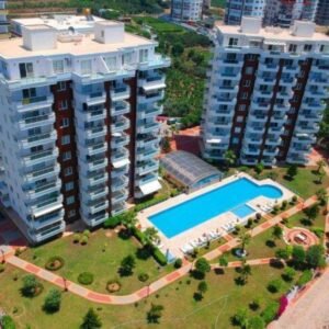 Просторная меблированная квартира 2+1 в комплексе, в Махмутларе, Аланья — всего 600 метров до моря!