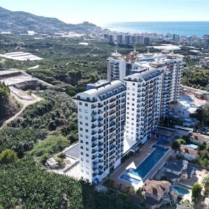 Апартаменты 1+1 с полной инфраструктурой в новом комплексе в районе Махмутлар!