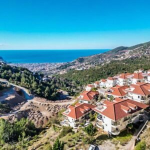 Роскошные апартаменты 3+2 в Аланье - Тепе , с панорамным видом на море!