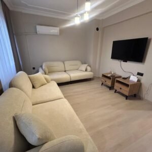 Просторная меблированная квартира 2+1 в Аланье, район Дамлаташ — всего 100 метров до пляжа!