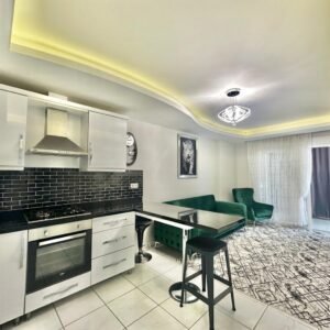 Квартира 1+1 в Махмутларе, Аланья — современный комплекс, всего 600 м от моря!