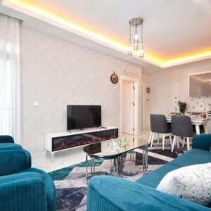 Роскошная квартира 1+1 в Махмутларе – 50 м², с отличными удобствами и новой меблировкой, всего 750 м до моря!