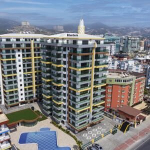 Продажа апартаментов 1+1 в элитном комплексе на первой береговой линии в Махмутларе.