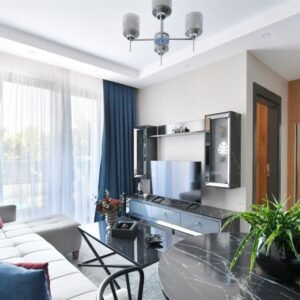 Меблированная квартира 1+1 с полной инфраструктурой в новом комплексе в районе Махмутлар!