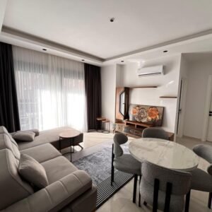 Меблированная квартира 1+1 в Махмутларе — идеальна для жизни и аренды у моря.