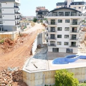 Квартира 1+1 в районе Оба, Аланья — новая, с инфраструктурой.